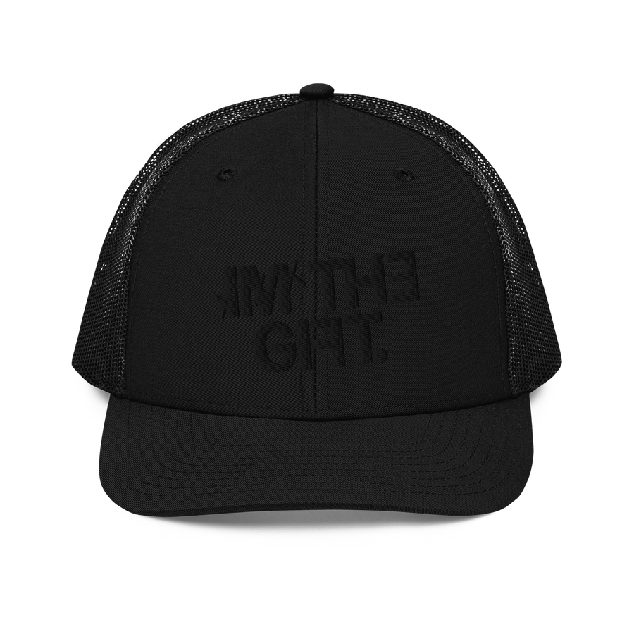 Black Trucker Cap